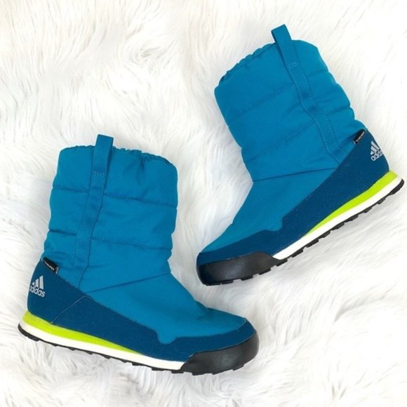 teal snow boots